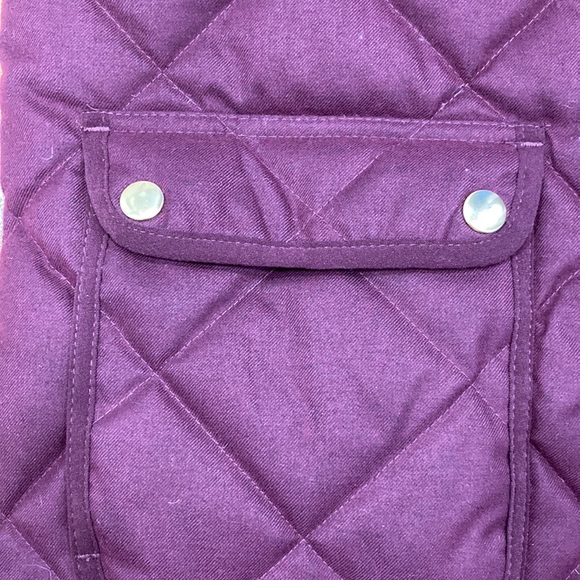 J. Crew Excursion Quilted Vest XS Burgundy - Picture 4 of 8
